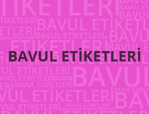 Bavul Etiketleri - Promosyon